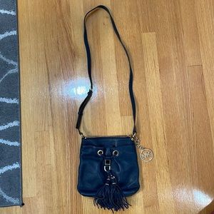 Michael Kors navy blue crossbody bag